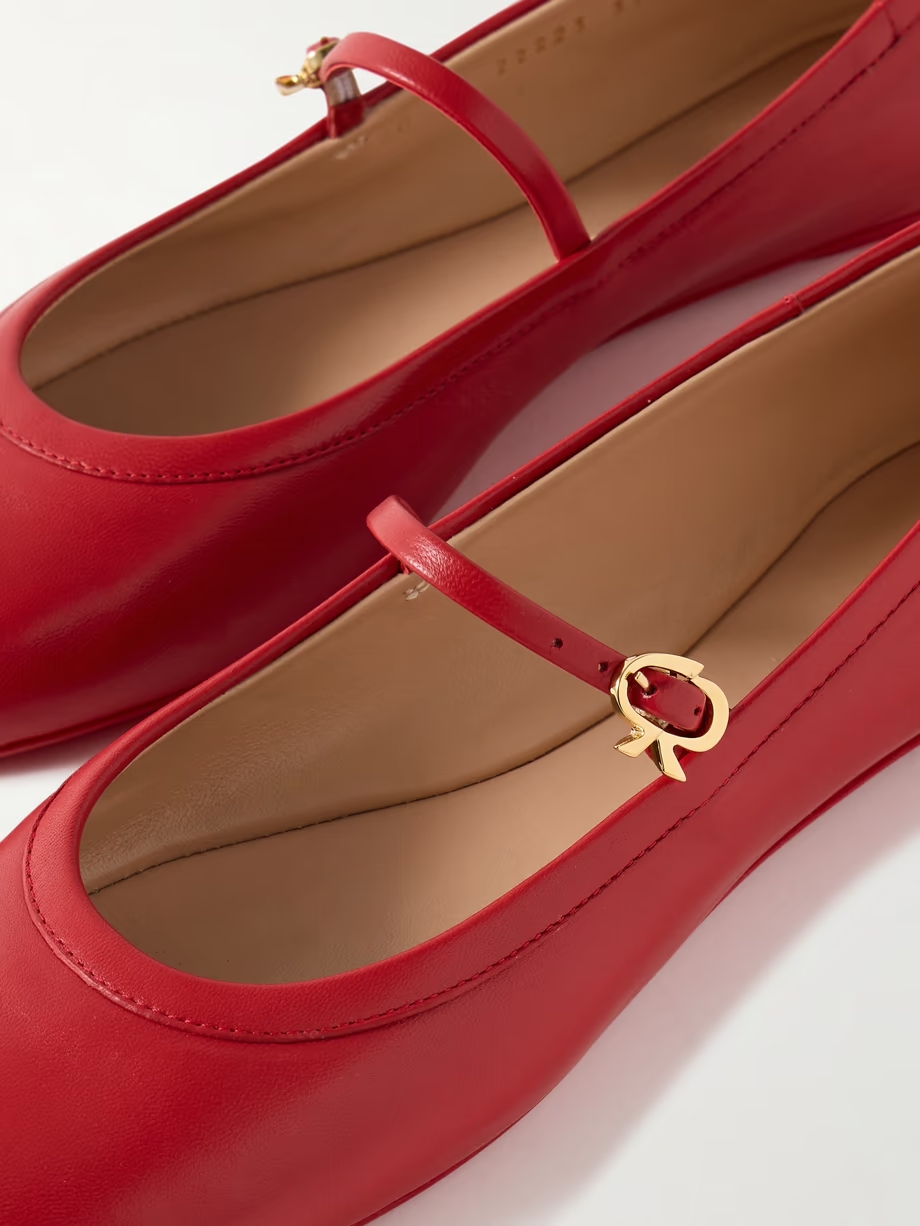 Carla leather Mary Jane ballet flats Carla leather Mary Jane ballet flats