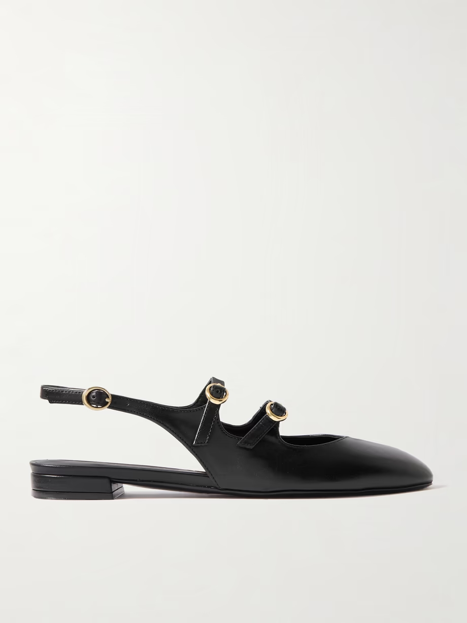 Benni leather slingback Mary Jane ballet flats Benni leather slingback Mary Jane ballet flats