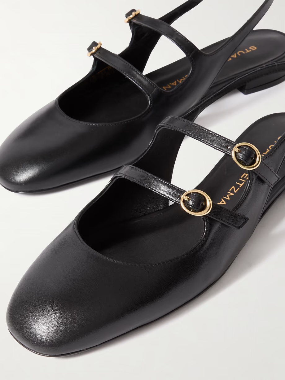 Benni leather slingback Mary Jane ballet flats Benni leather slingback Mary Jane ballet flats