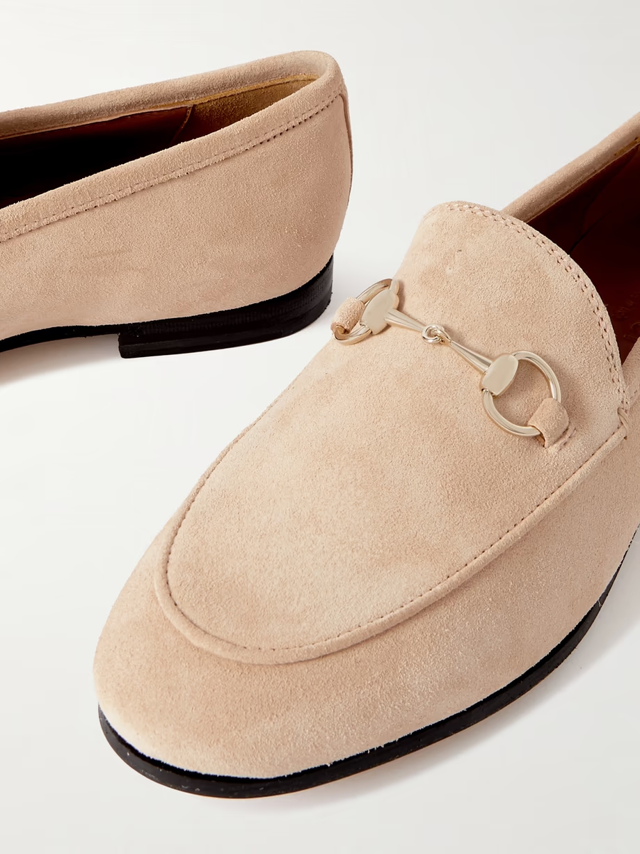 Jordaan horsebit-detailed suede loafers Jordaan horsebit-detailed suede loafers