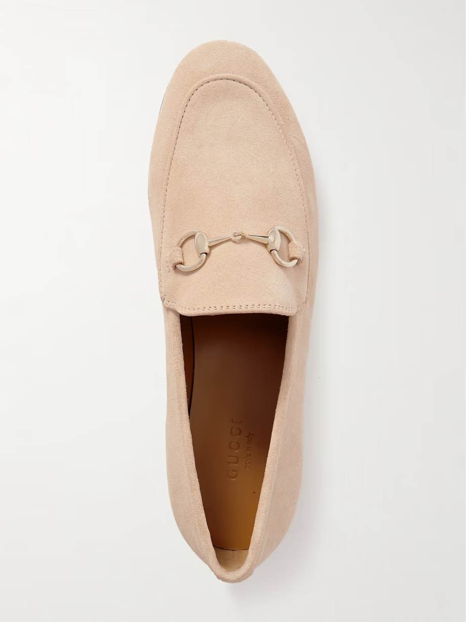 Jordaan horsebit-detailed suede loafers Jordaan horsebit-detailed suede loafers