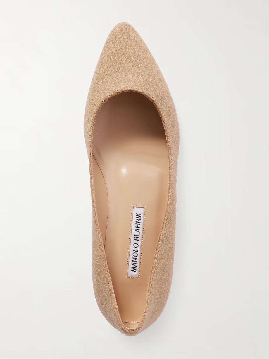 Lanza Bb wool point-toe flats Lanza Bb wool point-toe flats