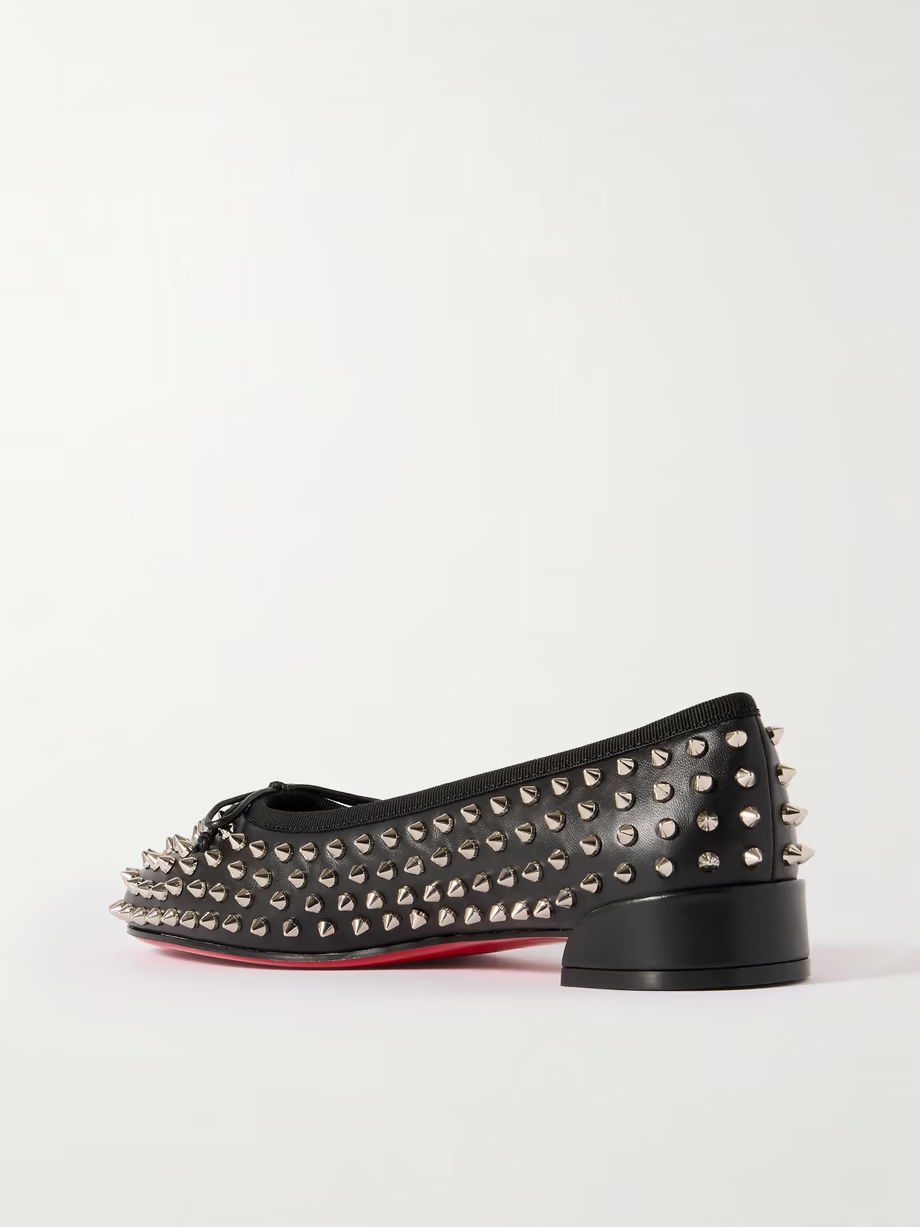 Sweetie Jane studded leather ballet flats Sweetie Jane studded leather ballet flats