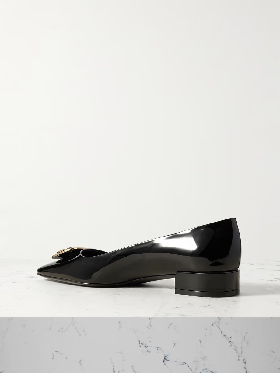 Venera patent-leather ballet flats Venera patent-leather ballet flats
