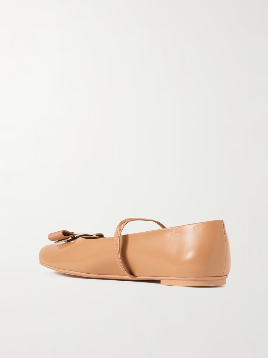 Zina embellished leather Mary Jane flats Zina embellished leather Mary Jane flats