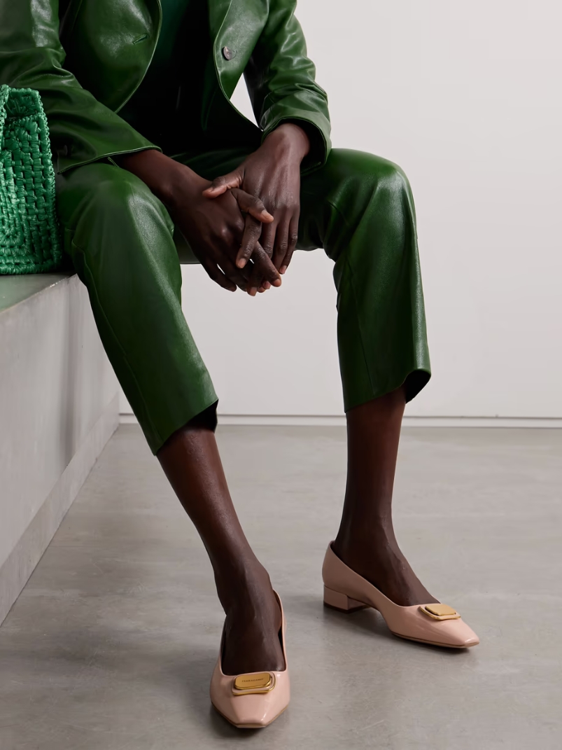 Venera patent-leather ballet flats Venera patent-leather ballet flats