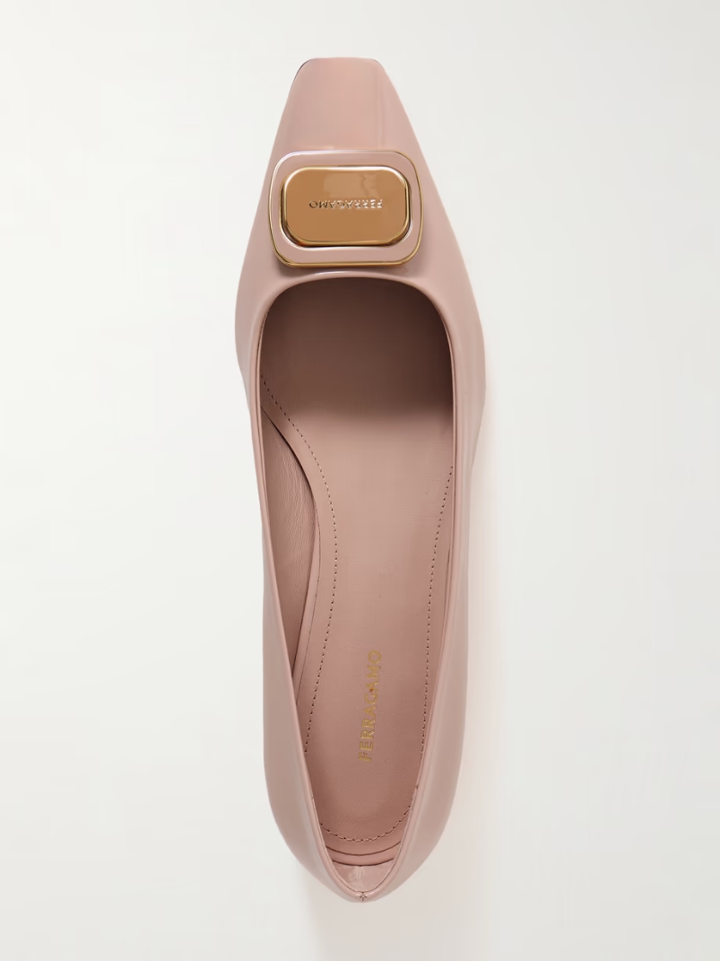 Venera patent-leather ballet flats Venera patent-leather ballet flats