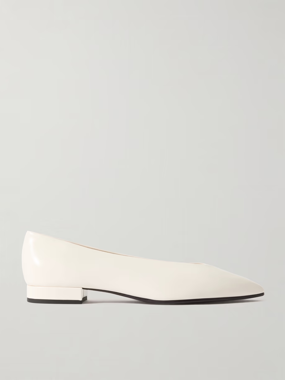 Rebecca leather point-toe flats Rebecca leather point-toe flats