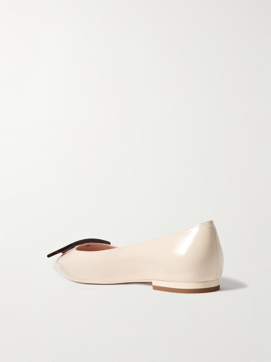 Gommettine patent-leather point-toe flats Gommettine patent-leather point-toe flats