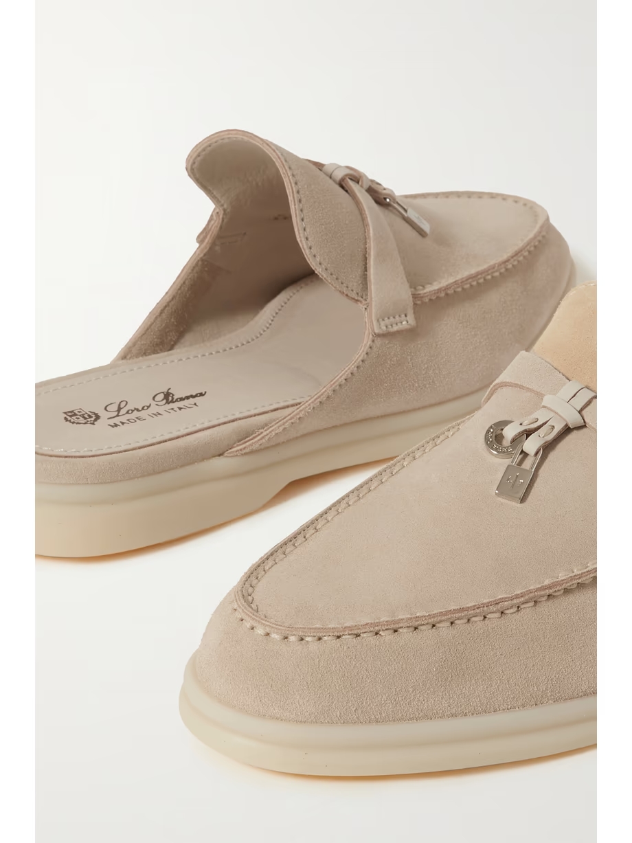 Babouche Charms Walk suede slippers Babouche Charms Walk suede slippers