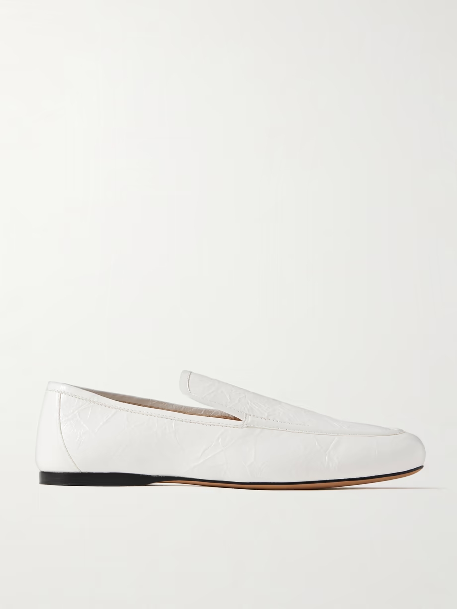 Alessio crinkled-leather loafers Alessio crinkled-leather loafers