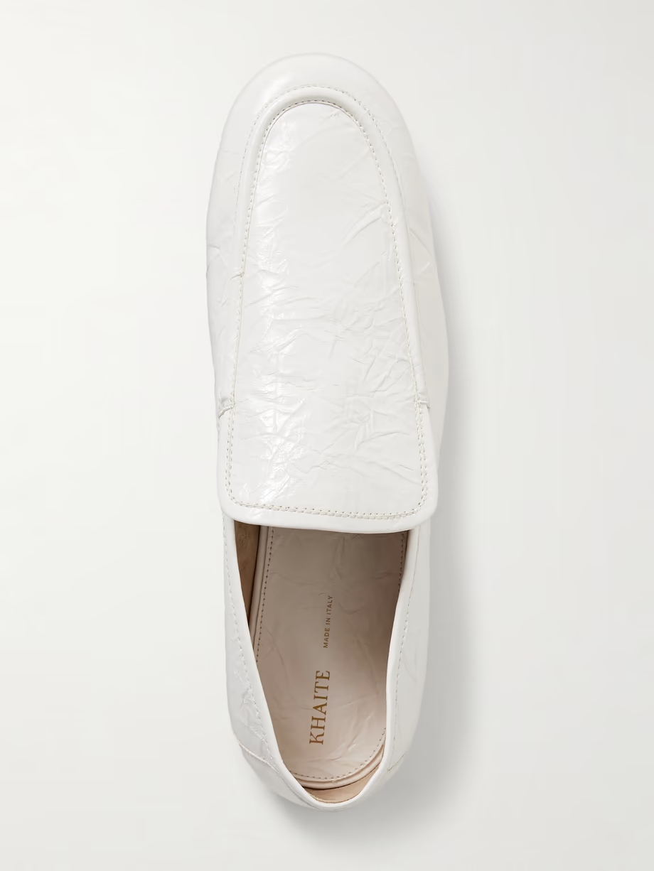 Alessio crinkled-leather loafers Alessio crinkled-leather loafers