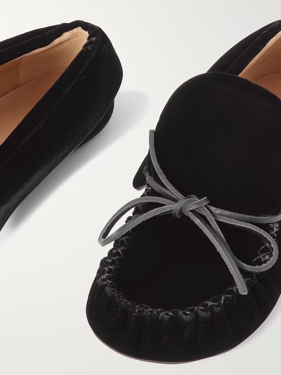 Embellished suede loafers Embellished suede loafers