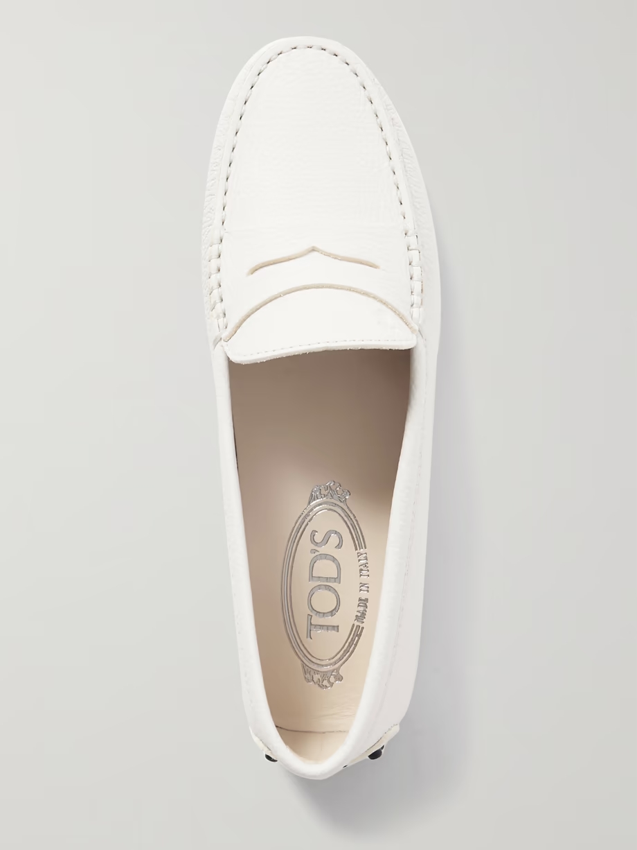 Gommino textured-leather loafers Gommino textured-leather loafers