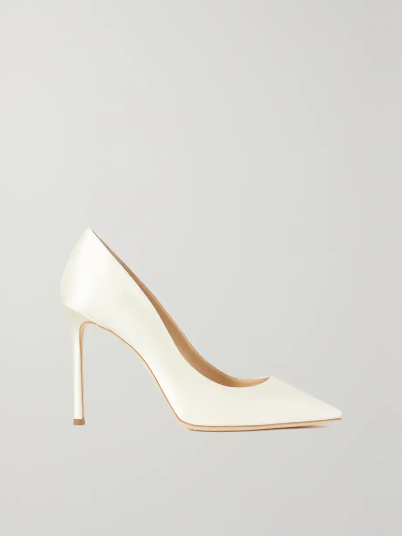 Romy 100 satin pumps Romy 100 satin pumps