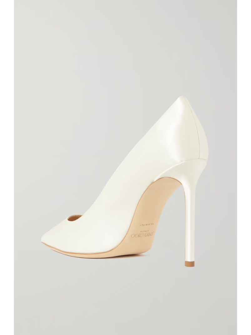 Romy 100 satin pumps Romy 100 satin pumps