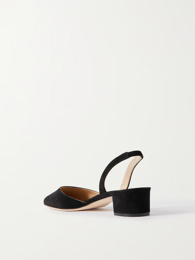 Aspro 30 suede slingback pumps Aspro 30 suede slingback pumps