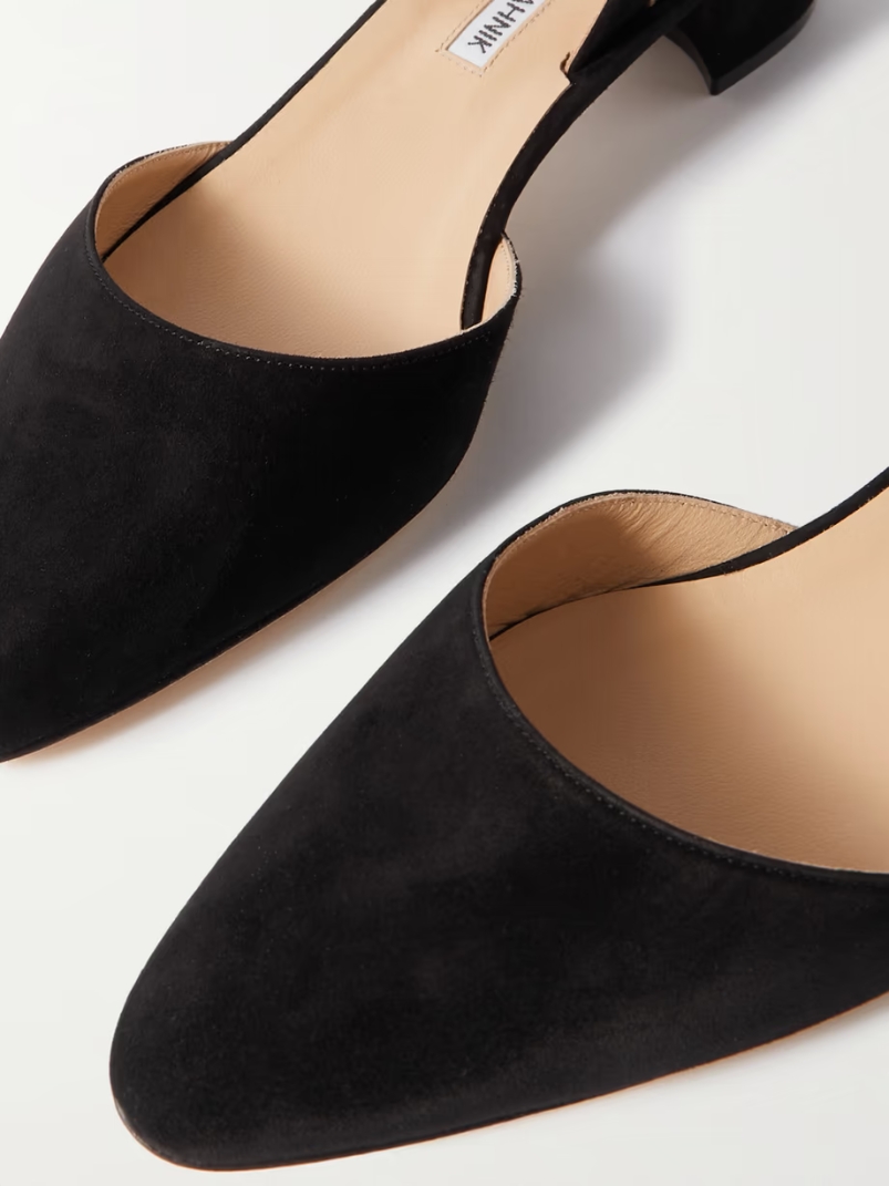 Aspro 30 suede slingback pumps Aspro 30 suede slingback pumps