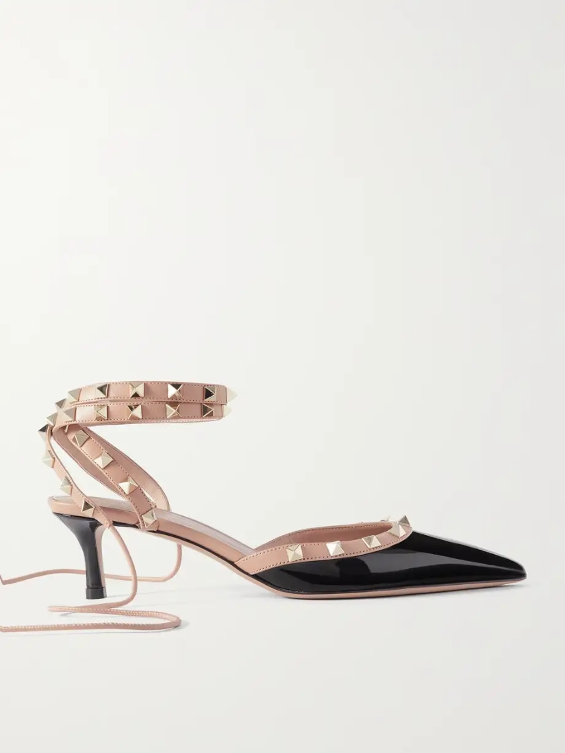 Rockstud 50 patent-leather pumps Rockstud 50 patent-leather pumps