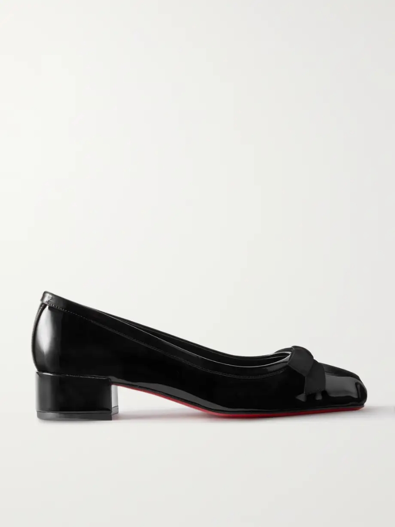Mamaflirt 30 bow-detailed patent-leather pumps Mamaflirt 30 bow-detailed patent-leather pumps