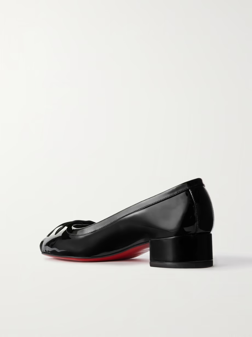 Mamaflirt 30 bow-detailed patent-leather pumps Mamaflirt 30 bow-detailed patent-leather pumps