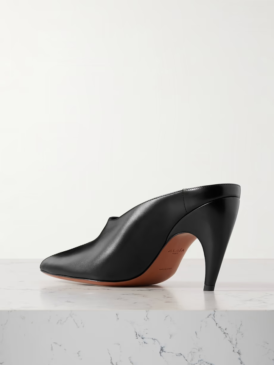 Spike 90 leather mules Spike 90 leather mules