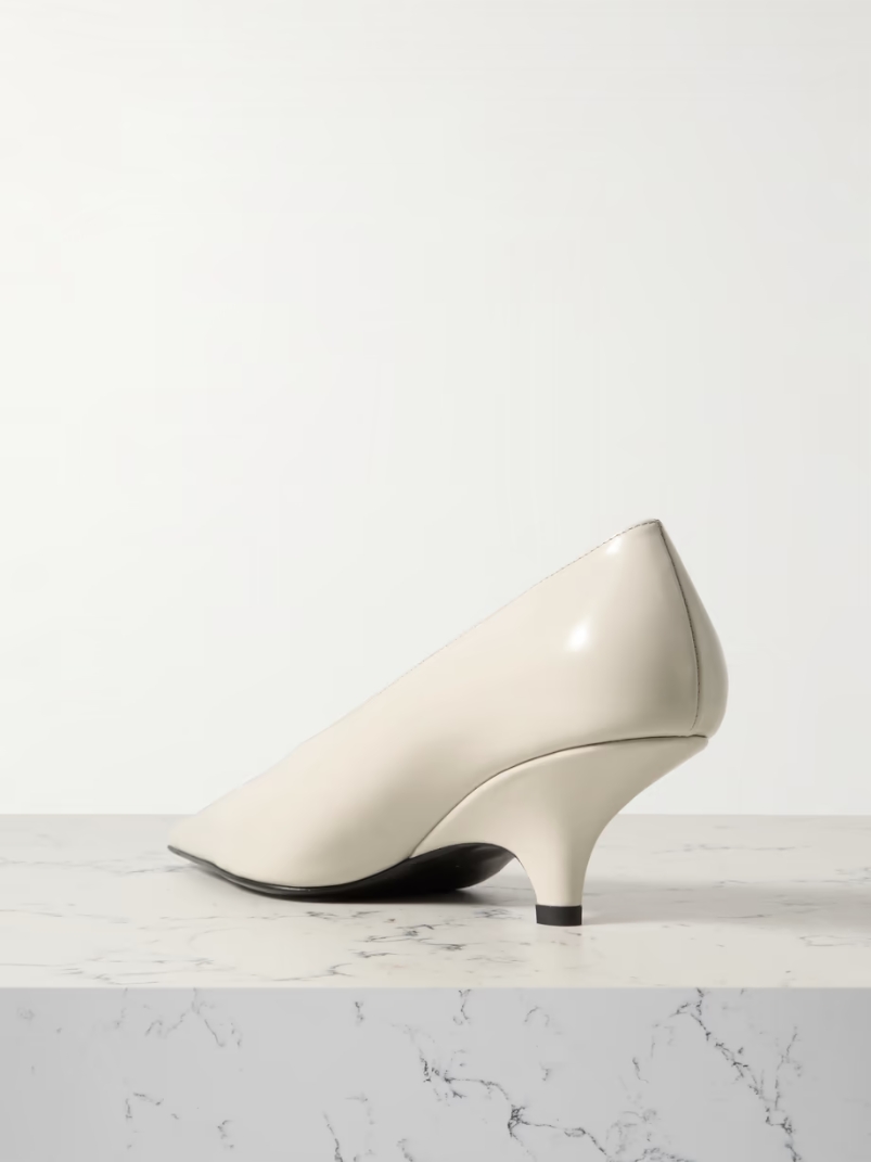 The Wedge leather pumps The Wedge leather pumps