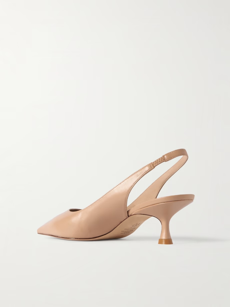 Naomi leather slingback pumps Naomi leather slingback pumps