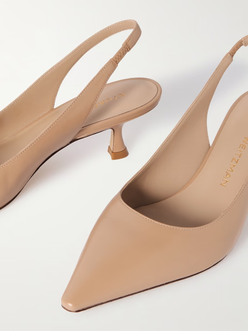 Naomi leather slingback pumps Naomi leather slingback pumps