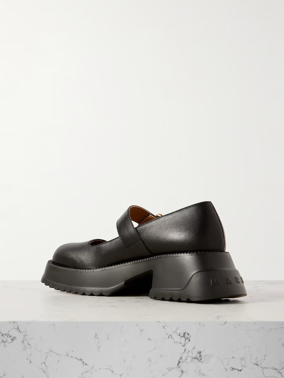 Leather Mary Jane pumps Leather Mary Jane pumps