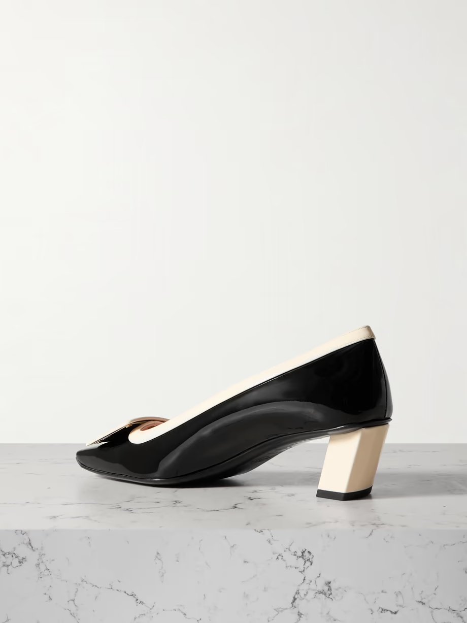 Belle Vivier two-tone patent-leather pumps Belle Vivier two-tone patent-leather pumps