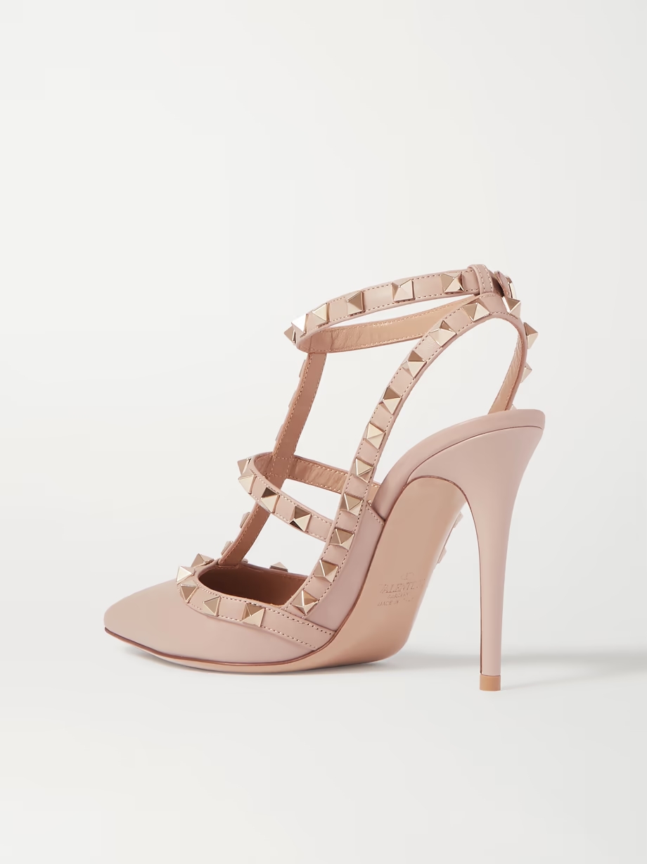 Rockstud leather pumps Rockstud leather pumps