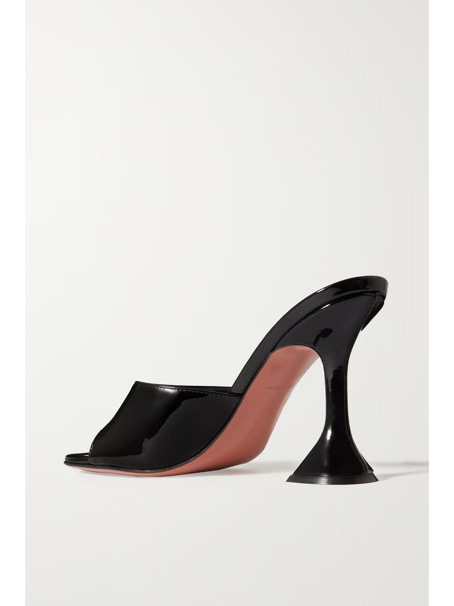 Lupita patent-leather mules Lupita patent-leather mules