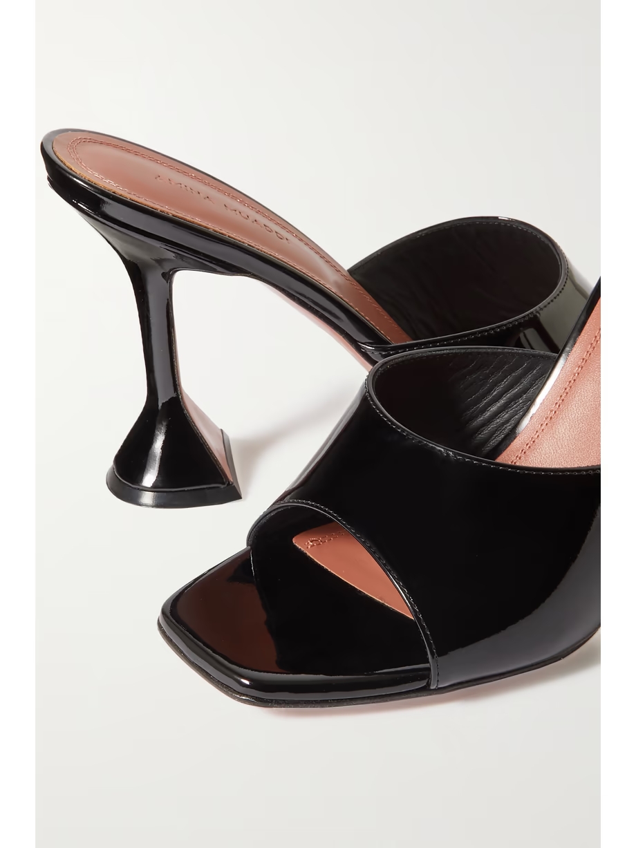 Lupita patent-leather mules Lupita patent-leather mules