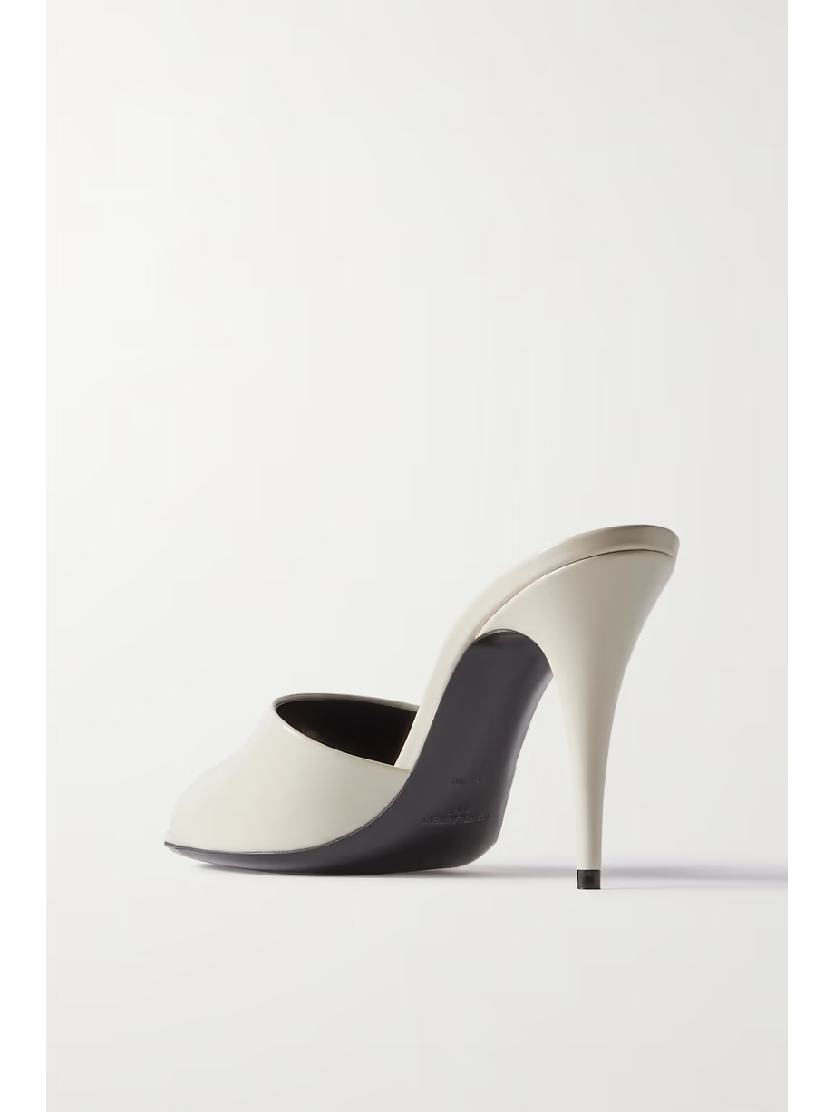 Leather mules Leather mules