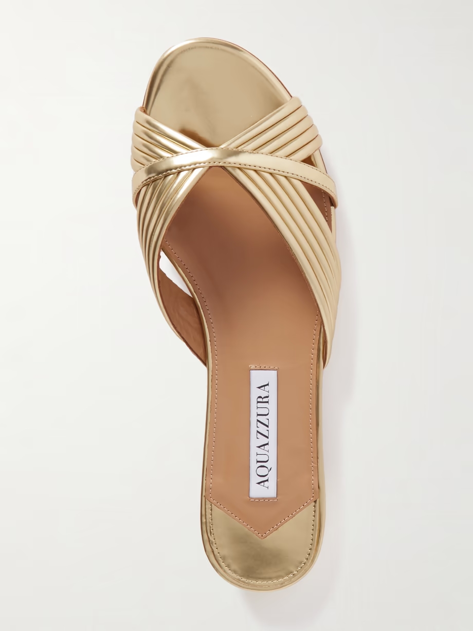 Sundance faux leather slides Sundance faux leather slides