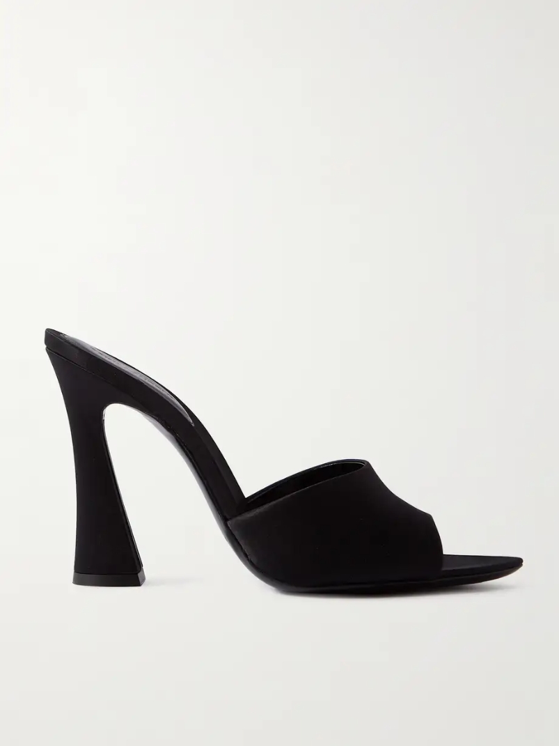 Satin mules Satin mules