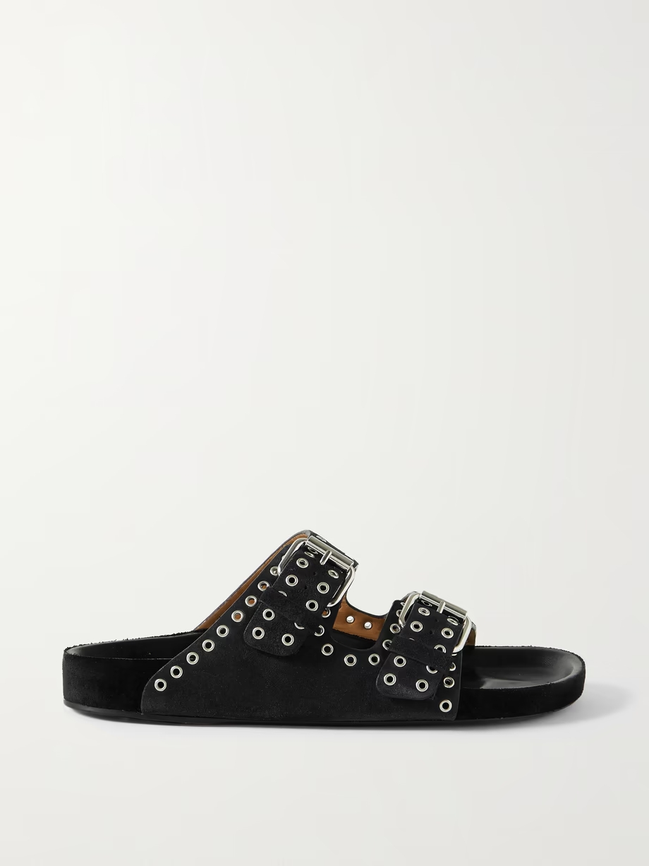 Lennyo studded leather slides Lennyo studded leather slides