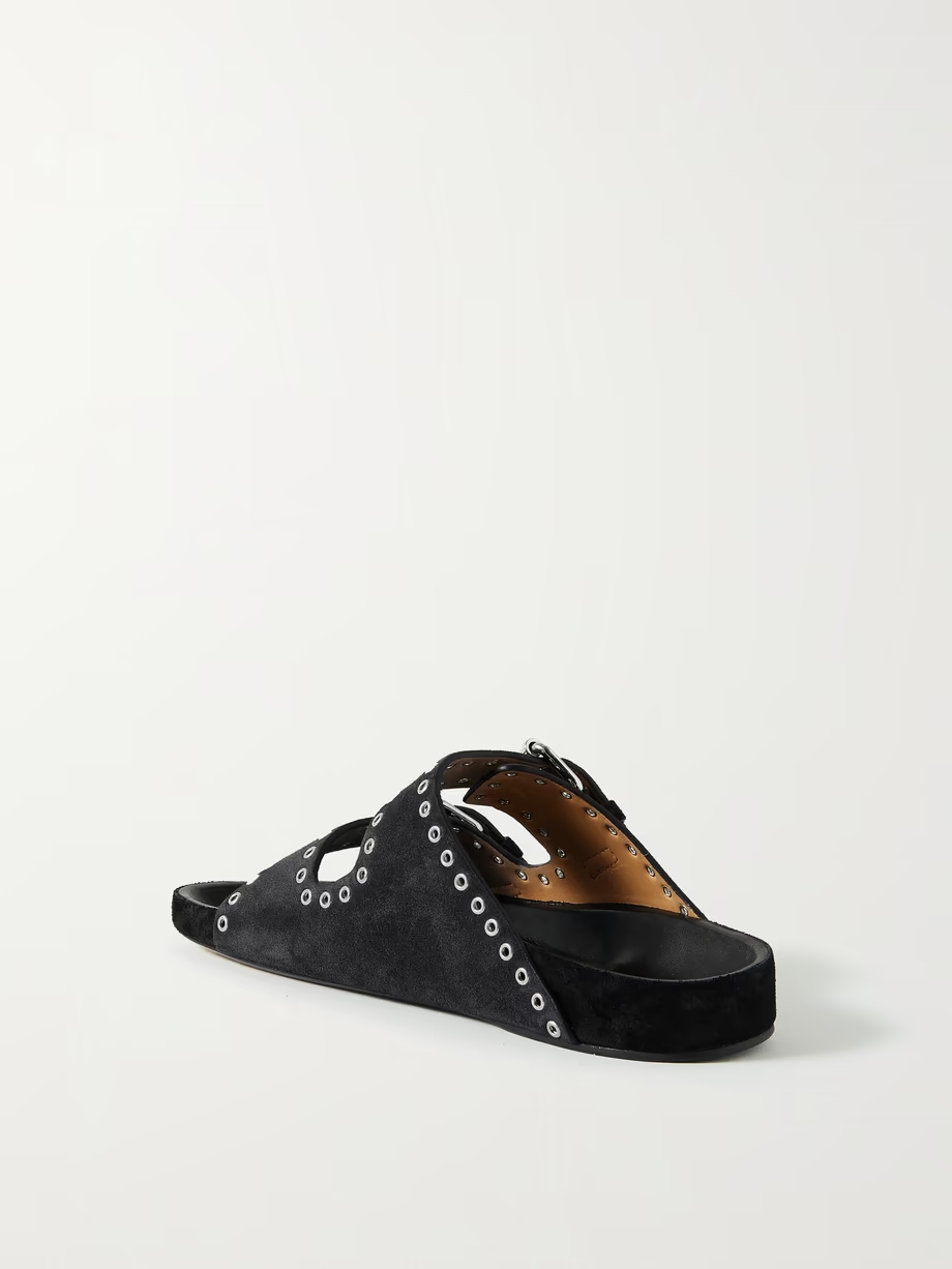 Lennyo studded leather slides Lennyo studded leather slides