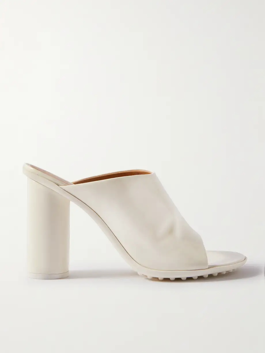Atomic patent-leather mules Atomic patent-leather mules