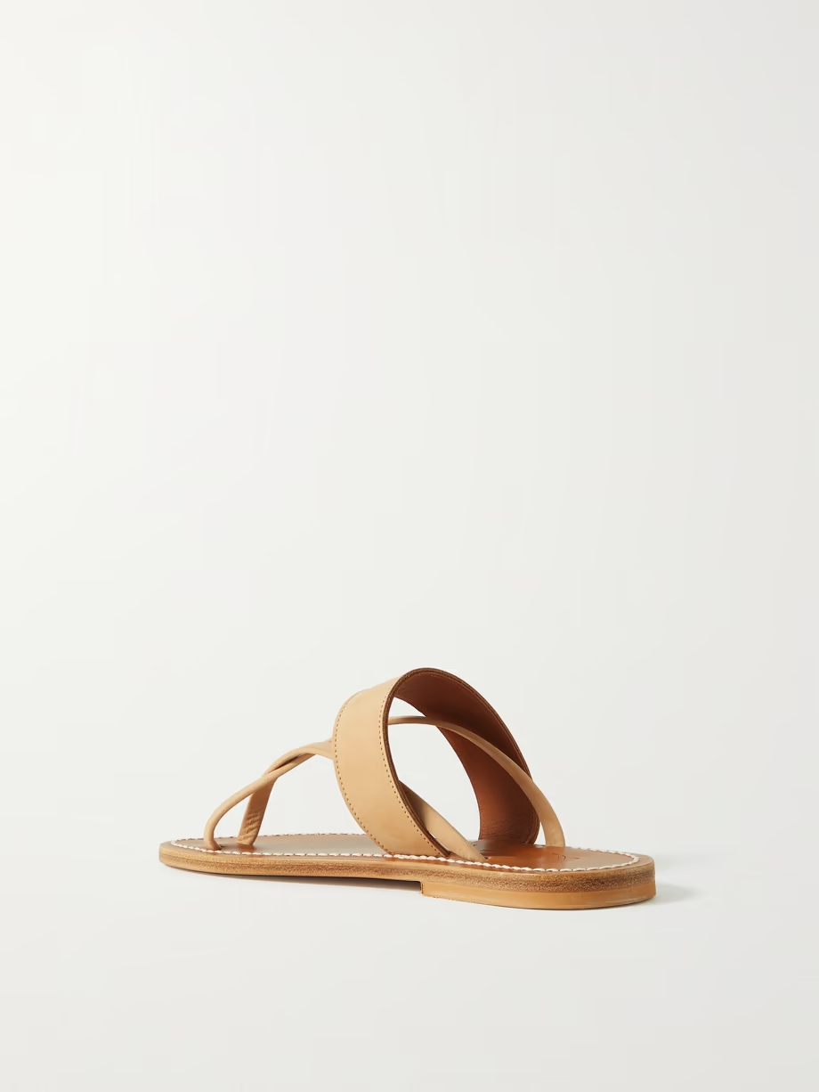 + NET SUSTAIN Nehru nubuck sandals + NET SUSTAIN Nehru nubuck sandals