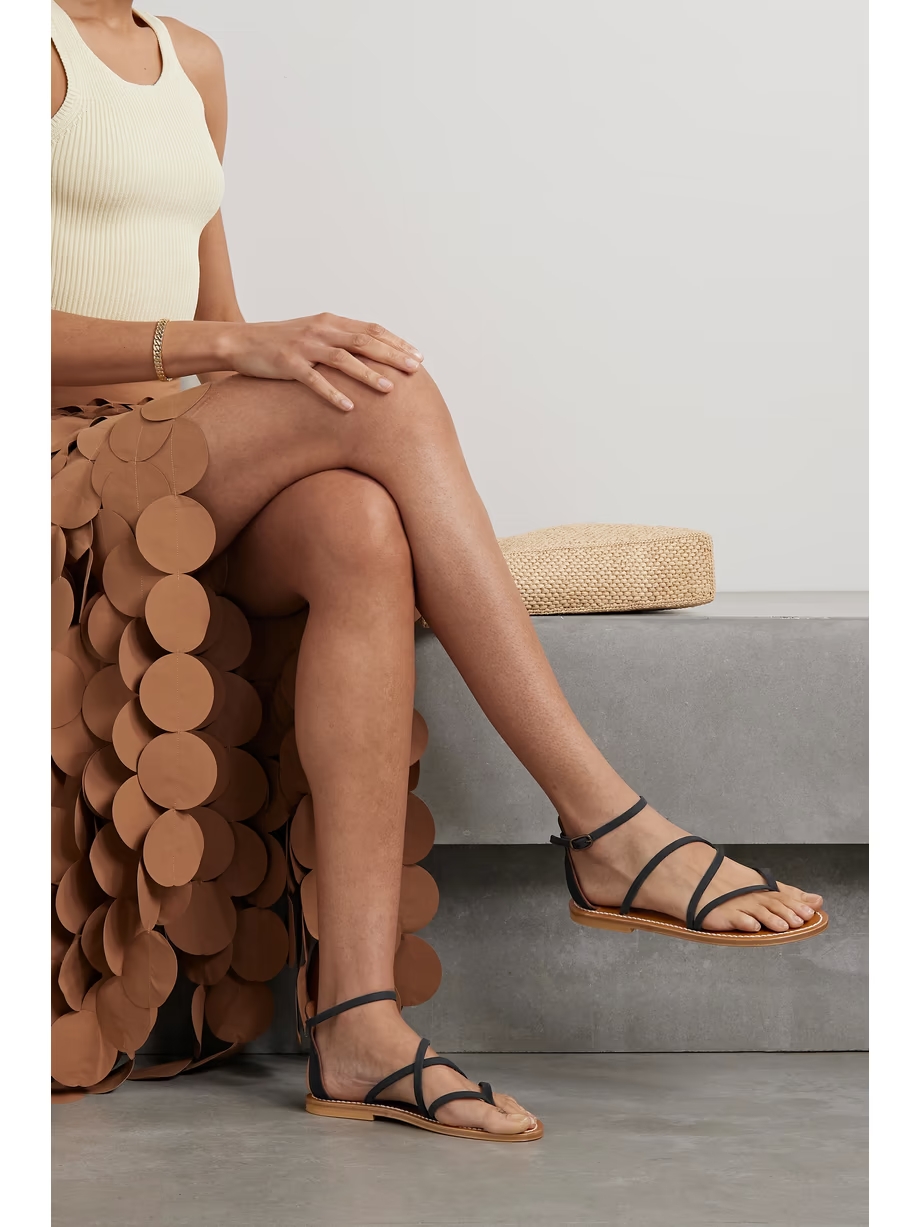 + NET SUSTAIN Epicure suede sandals + NET SUSTAIN Epicure suede sandals