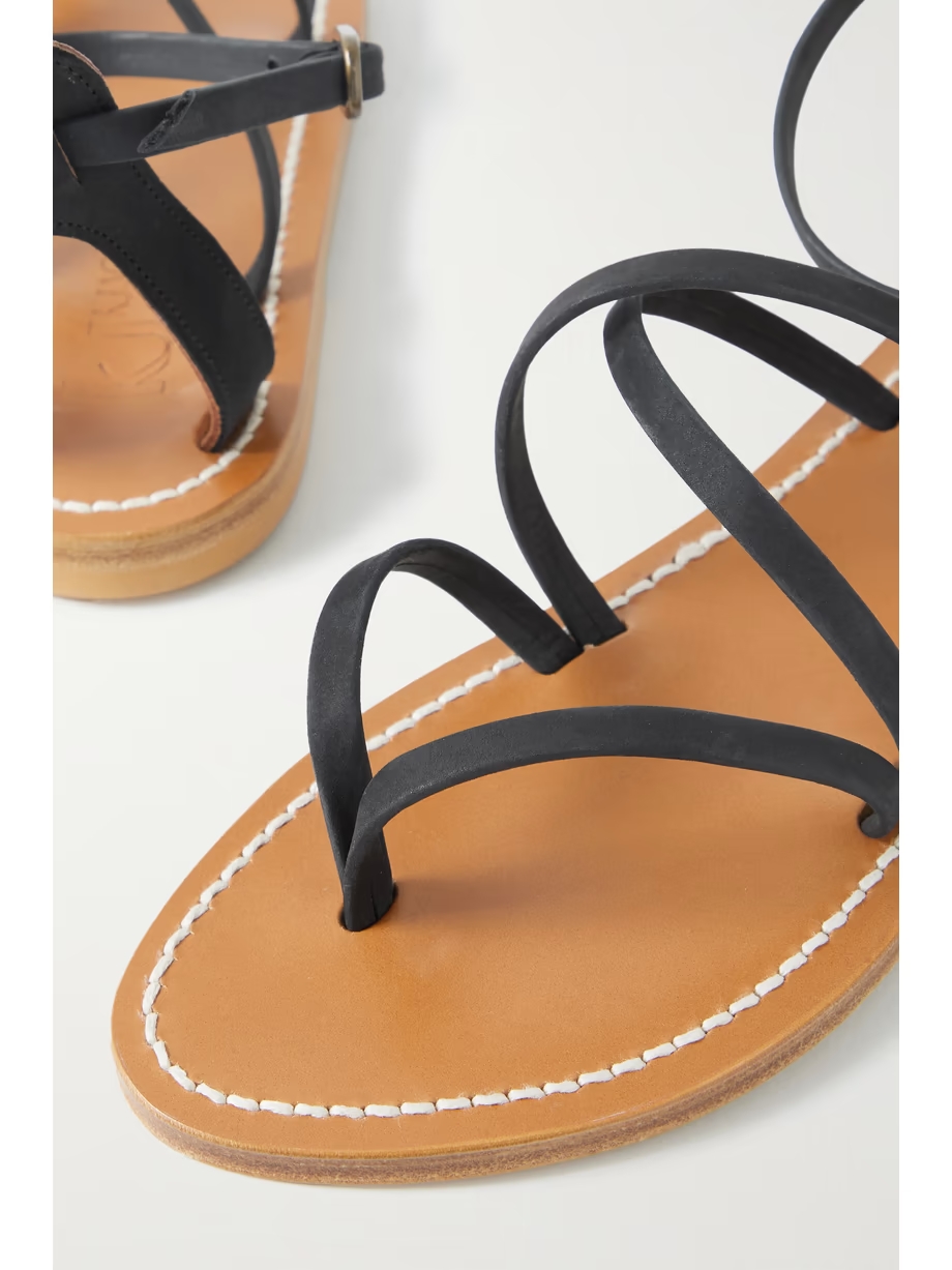 + NET SUSTAIN Epicure suede sandals + NET SUSTAIN Epicure suede sandals