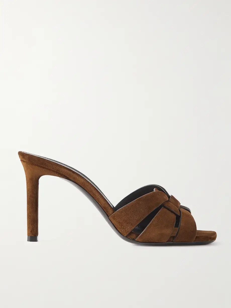 Tribute woven suede mules Tribute woven suede mules