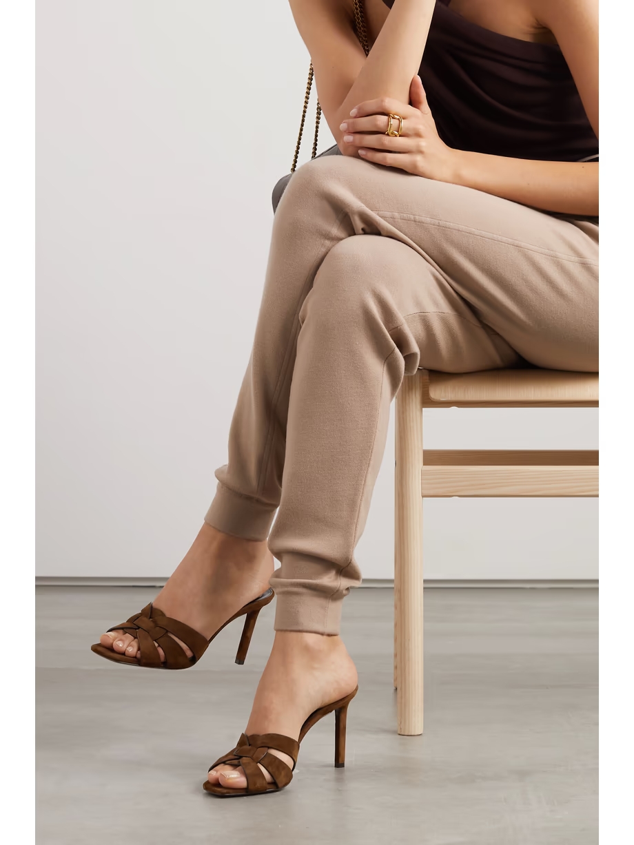 Tribute woven suede mules Tribute woven suede mules