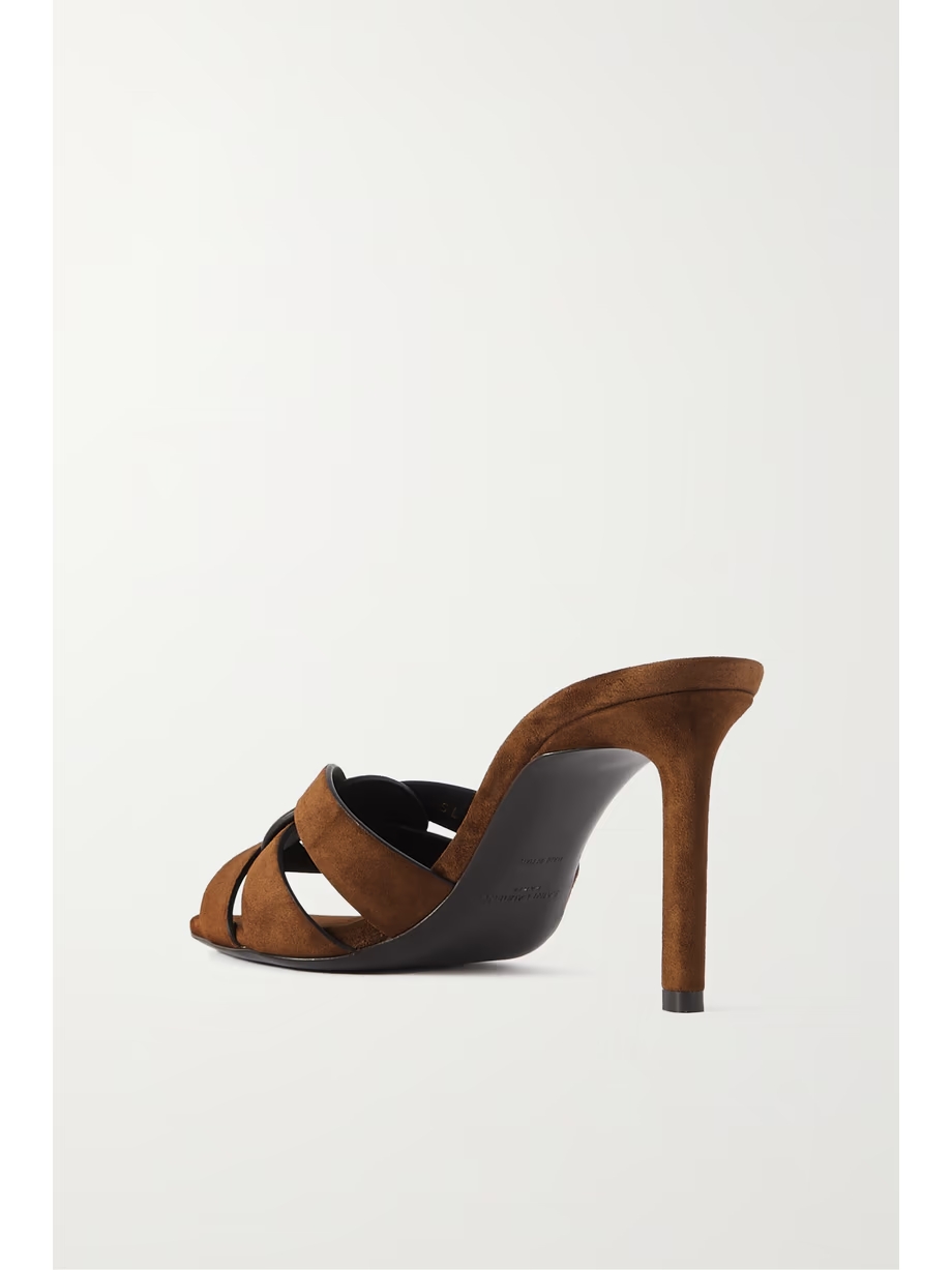 Tribute woven suede mules Tribute woven suede mules