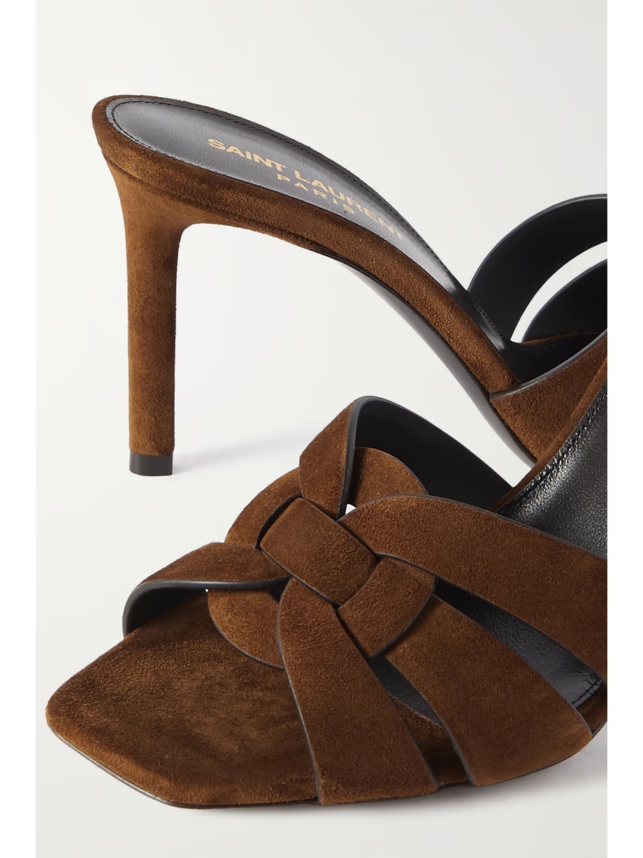 Tribute woven suede mules Tribute woven suede mules