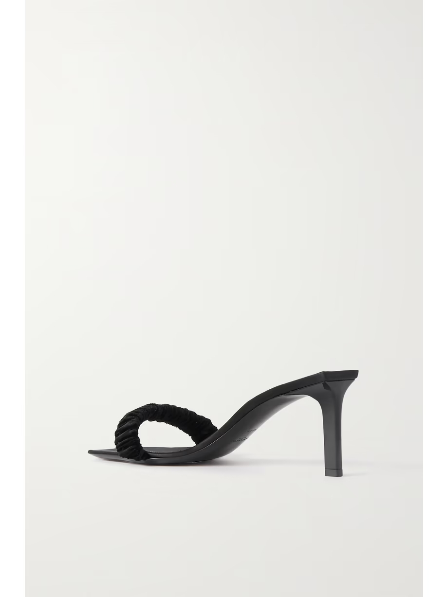 Pam velvet and satin mules Pam velvet and satin mules