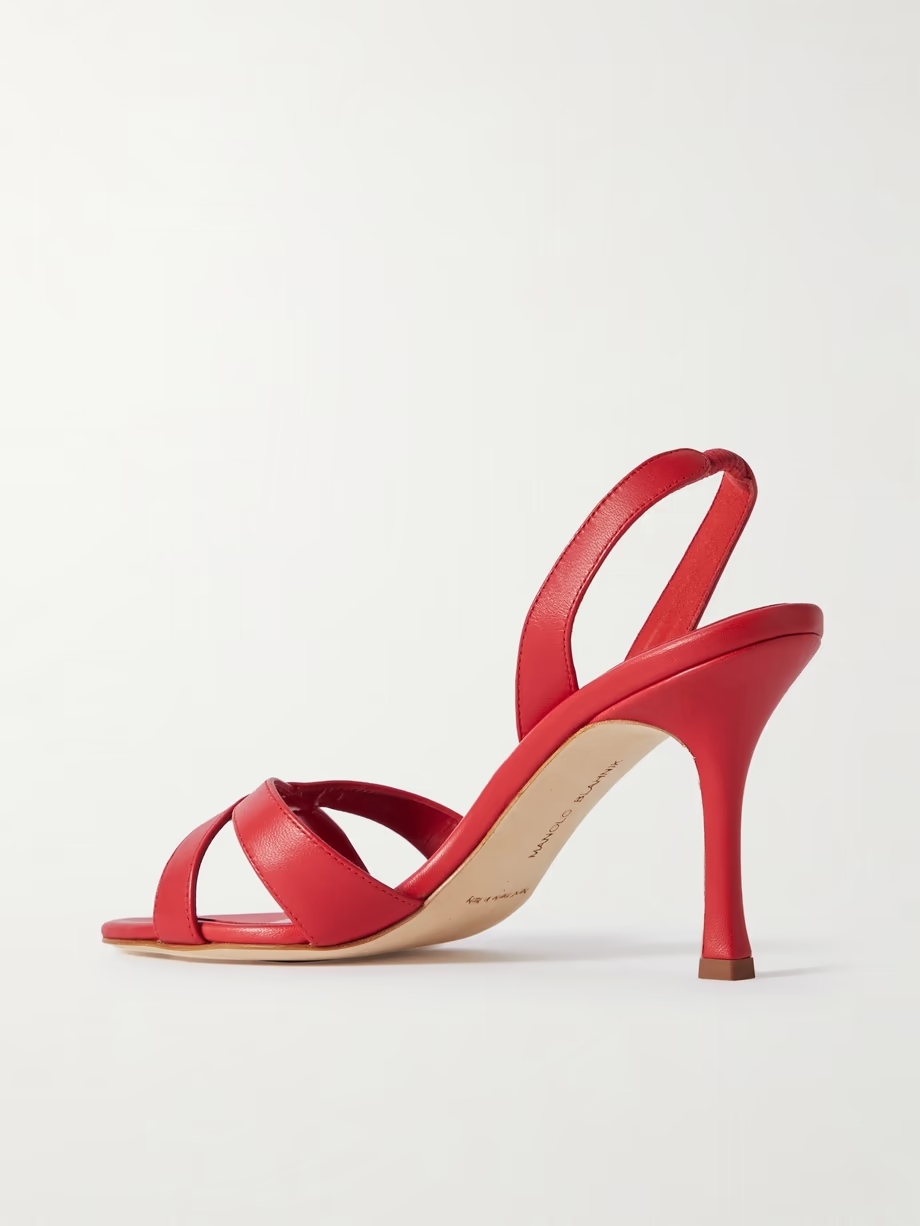 Callasli 90 leather slingback sandals Callasli 90 leather slingback sandals