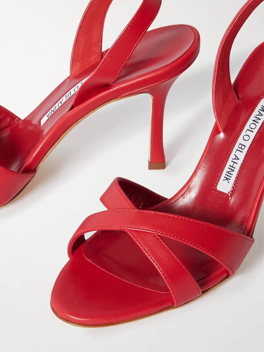 Callasli 90 leather slingback sandals Callasli 90 leather slingback sandals